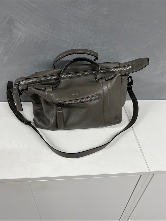 rag & bone Handbags - Rag & Bone Leather Crossbody Satchel in Olive Gray